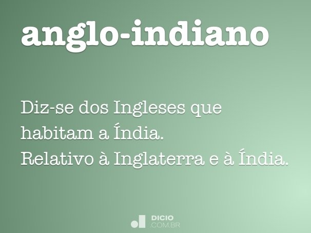 anglo-indiano