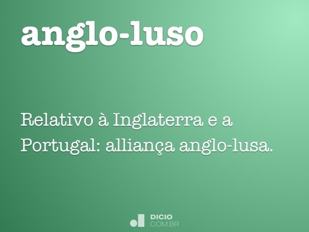 anglo-luso
