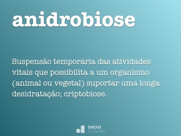 anidrobiose