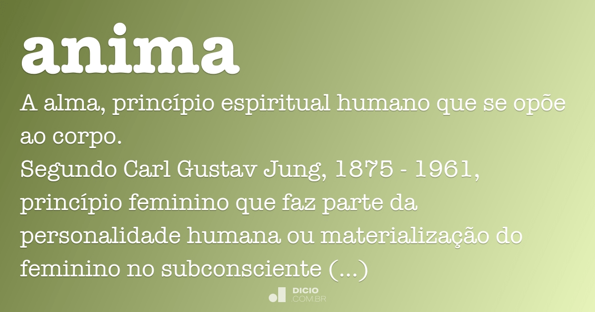 Anima - Dicio, Dicionário Online de Português