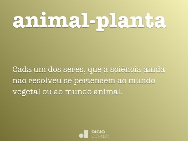 animal-planta