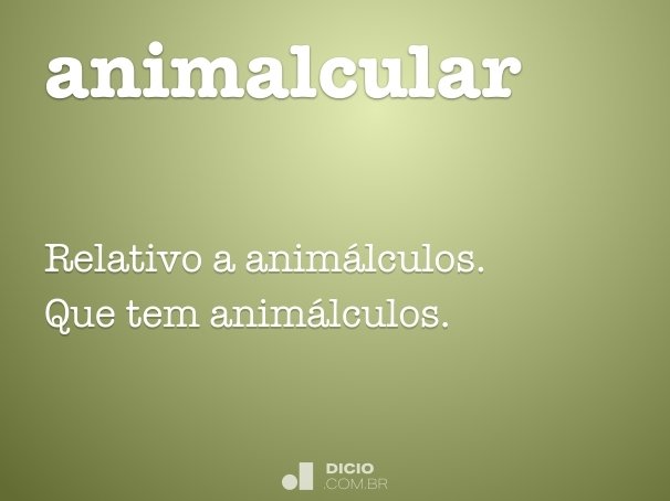 animalcular