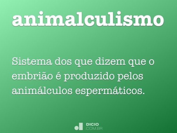 animalculismo