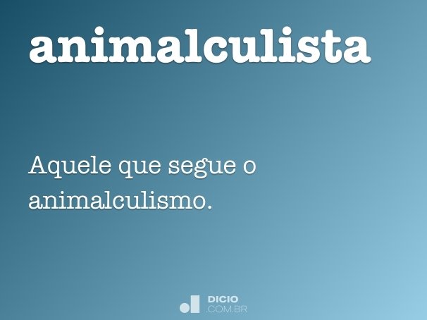 animalculista