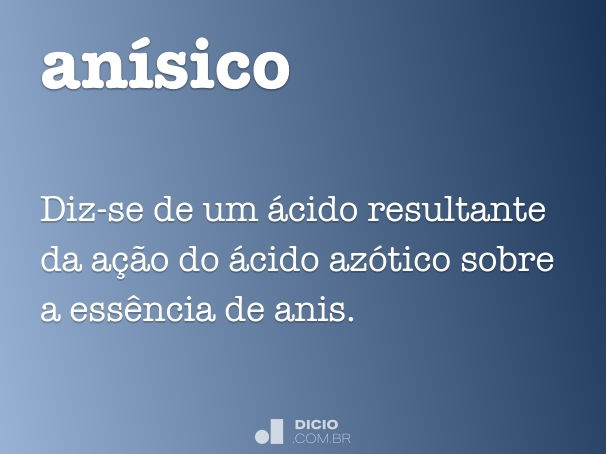 Anisotrópico - Dicio, Dicionário Online de Português