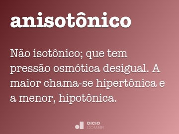 Anisotrópico - Dicio, Dicionário Online de Português