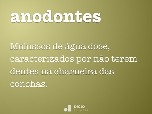 anodontes