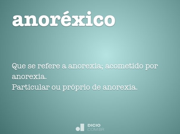 anoréxico