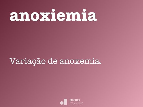 anoxiemia