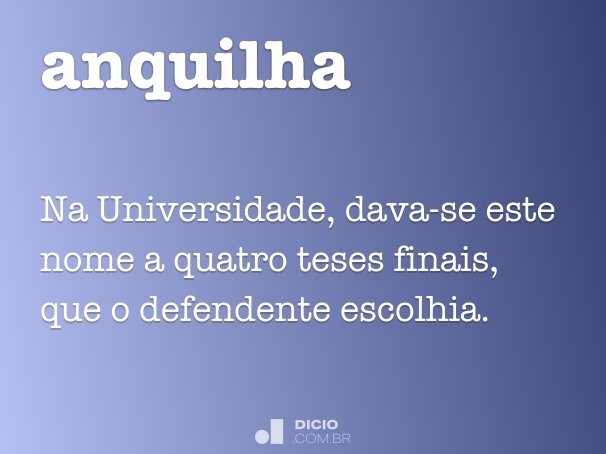 anquilha