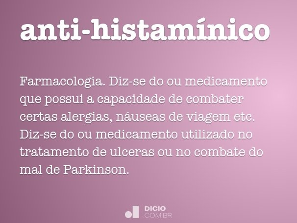 anti-histamínico