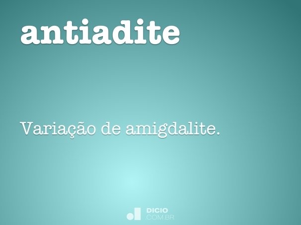 antiadite