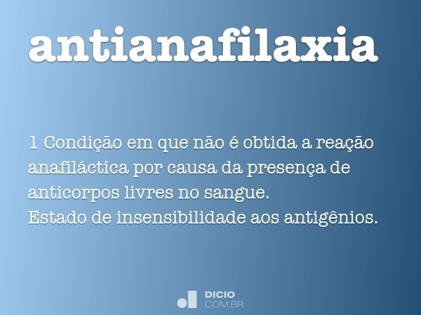 antianafilaxia