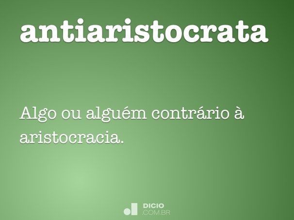 antiaristocrata