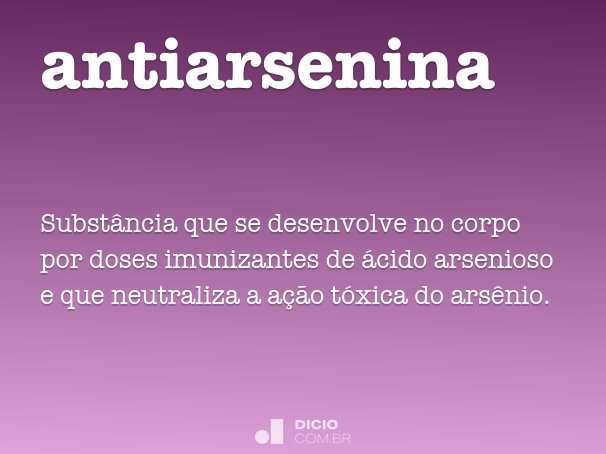antiarsenina