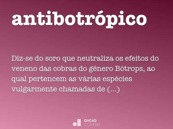 antibotrópico