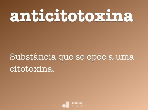 anticitotoxina