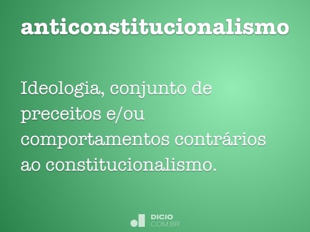 anticonstitucionalismo