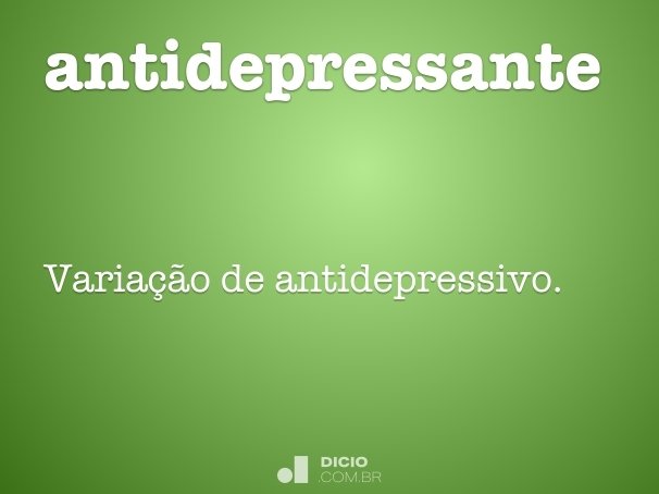 antidepressante