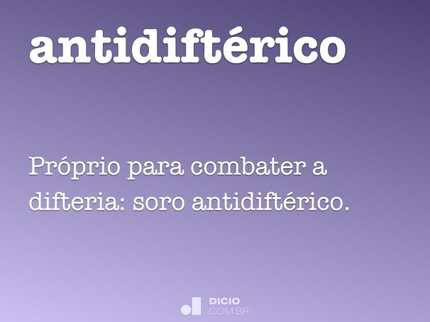 antidiftérico