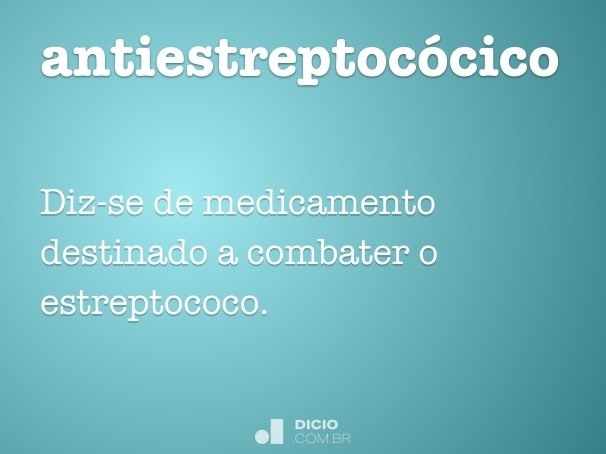 antiestreptocócico