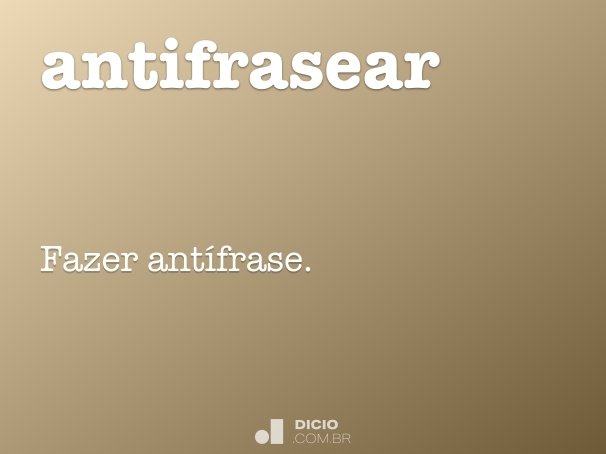 antifrasear