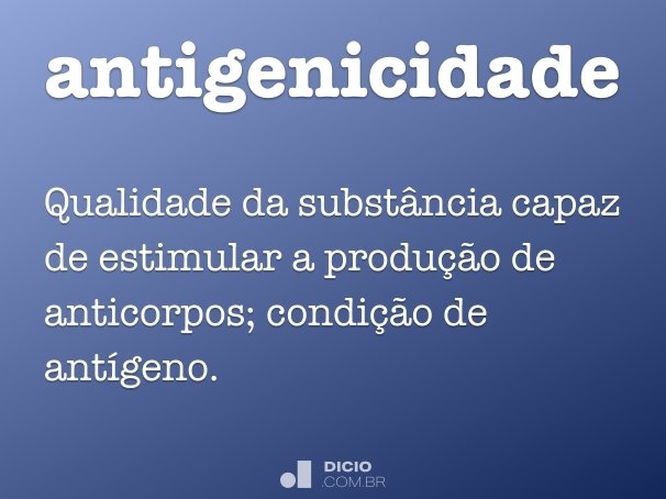 antigenicidade
