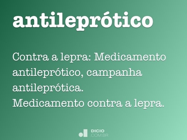 antileprótico