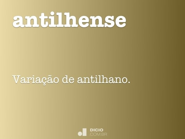 antilhense