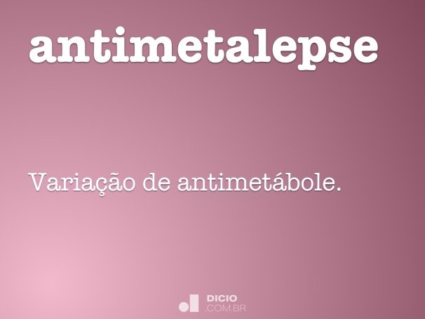antimetalepse