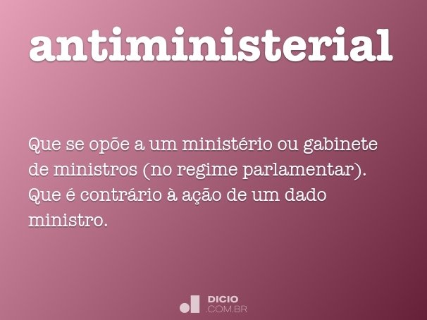 antiministerial