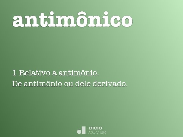antimônico