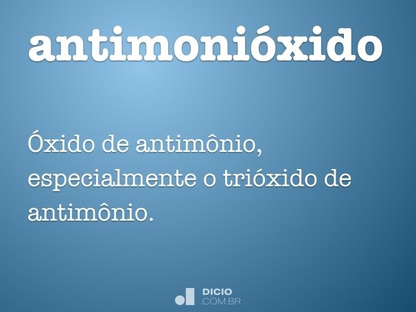 antimonióxido