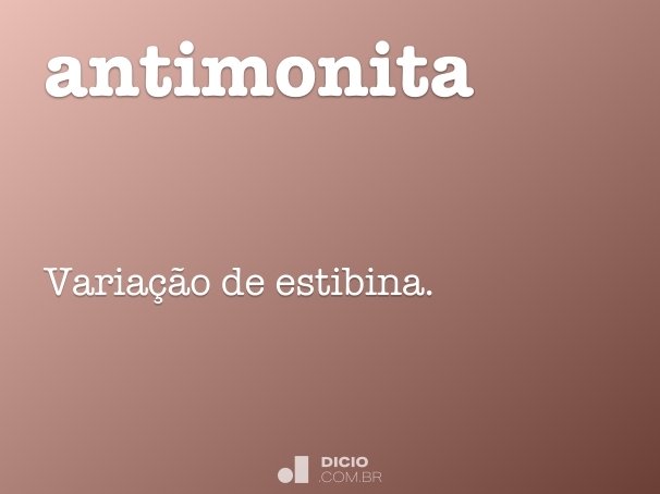 antimonita
