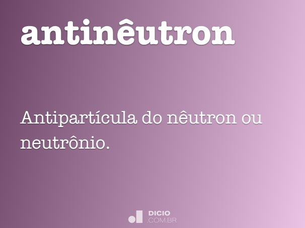 antinêutron