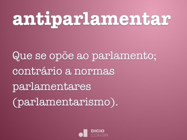 antiparlamentar