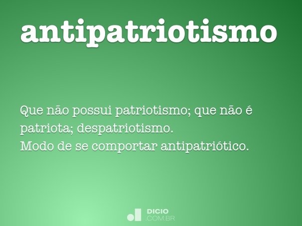antipatriotismo