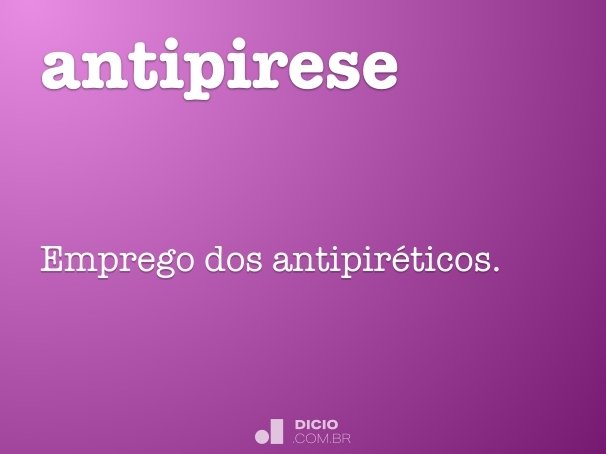 antipirese