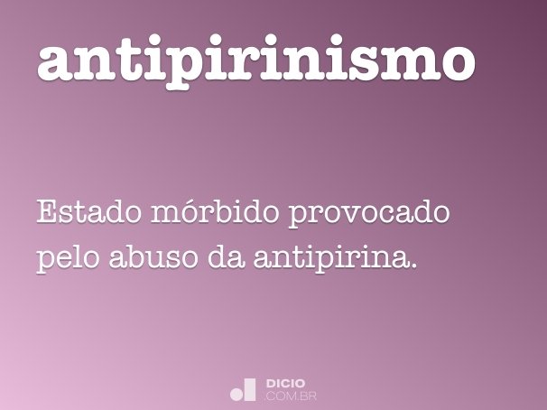 antipirinismo