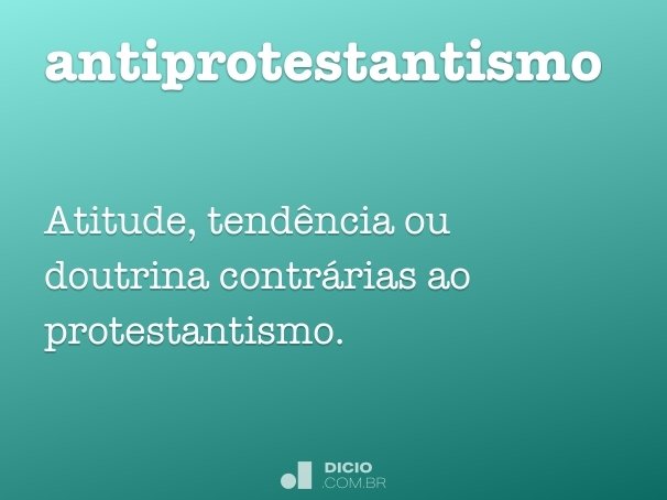 antiprotestantismo