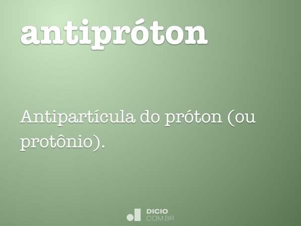 antipróton