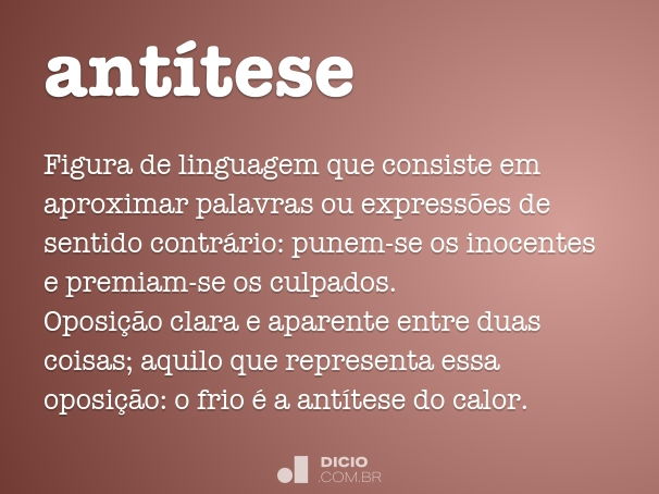 antítese