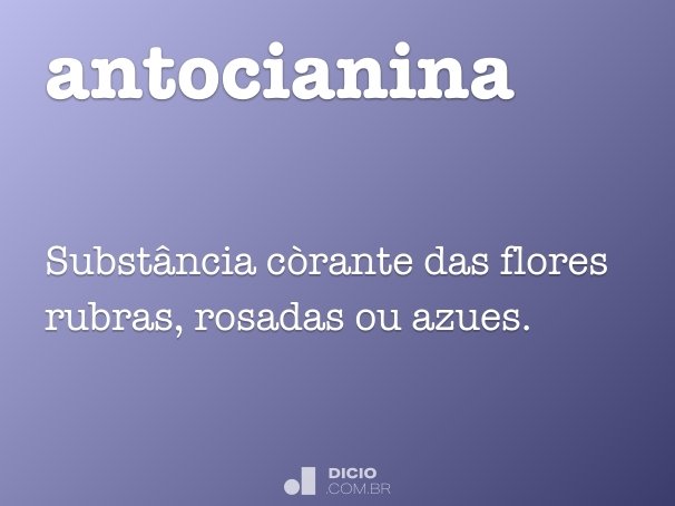 antocianina