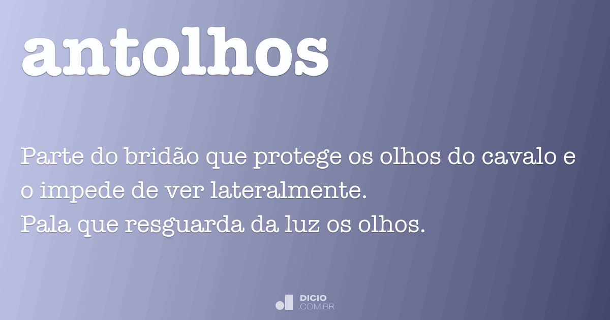 Antolhos – Wikipédia, a enciclopédia livre