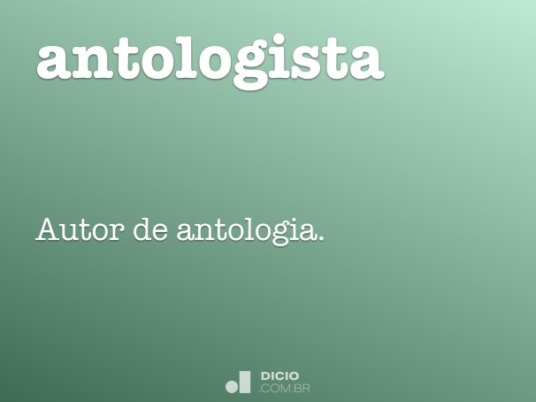 antologista