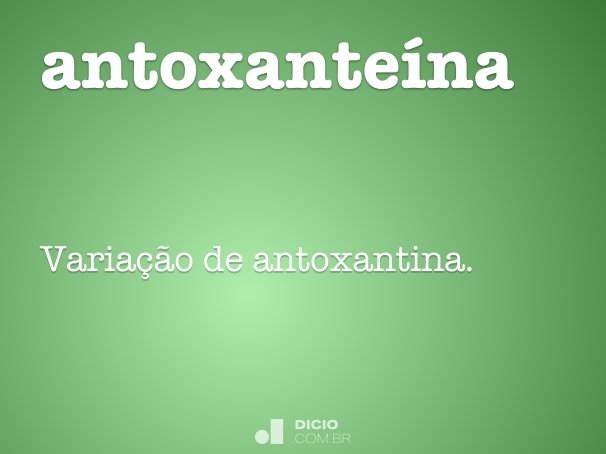 antoxanteína