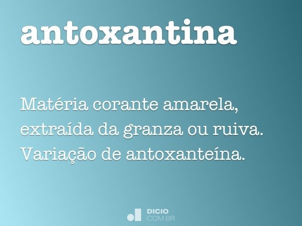 antoxantina
