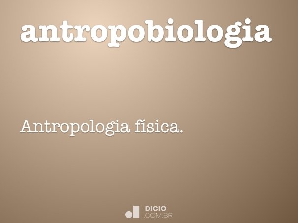 antropobiologia