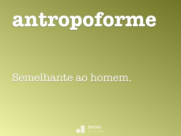 antropoforme