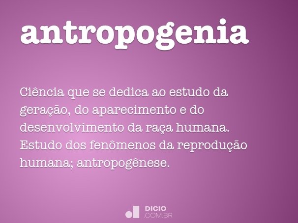 antropogenia
